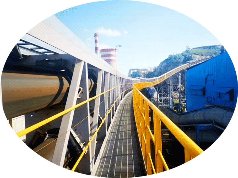 Pipe Belt Conveyor System